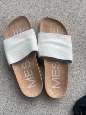 Message Slide Sandals for Women
